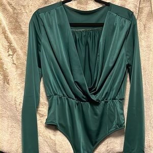 SHEIN green bodysuit size medium